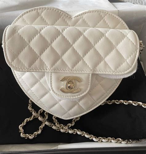 chanel patent heart bag|Chanel lambskin bag.